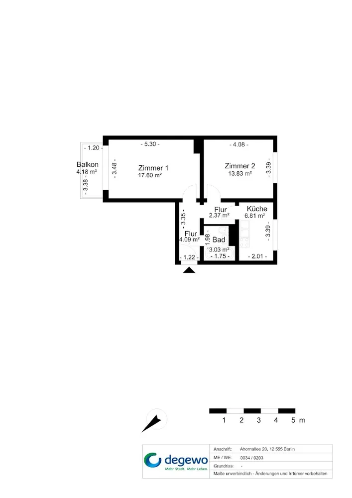 2 room apartment with 51 m² in Berlin – Photo 8