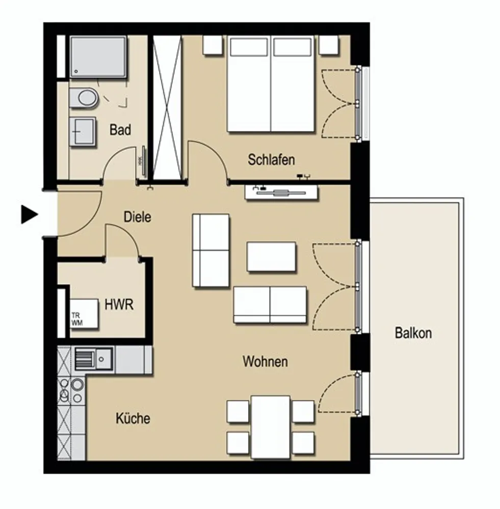 2 Zimmer Wohnung mit 58 m² in Wiesbaden – Bild 9