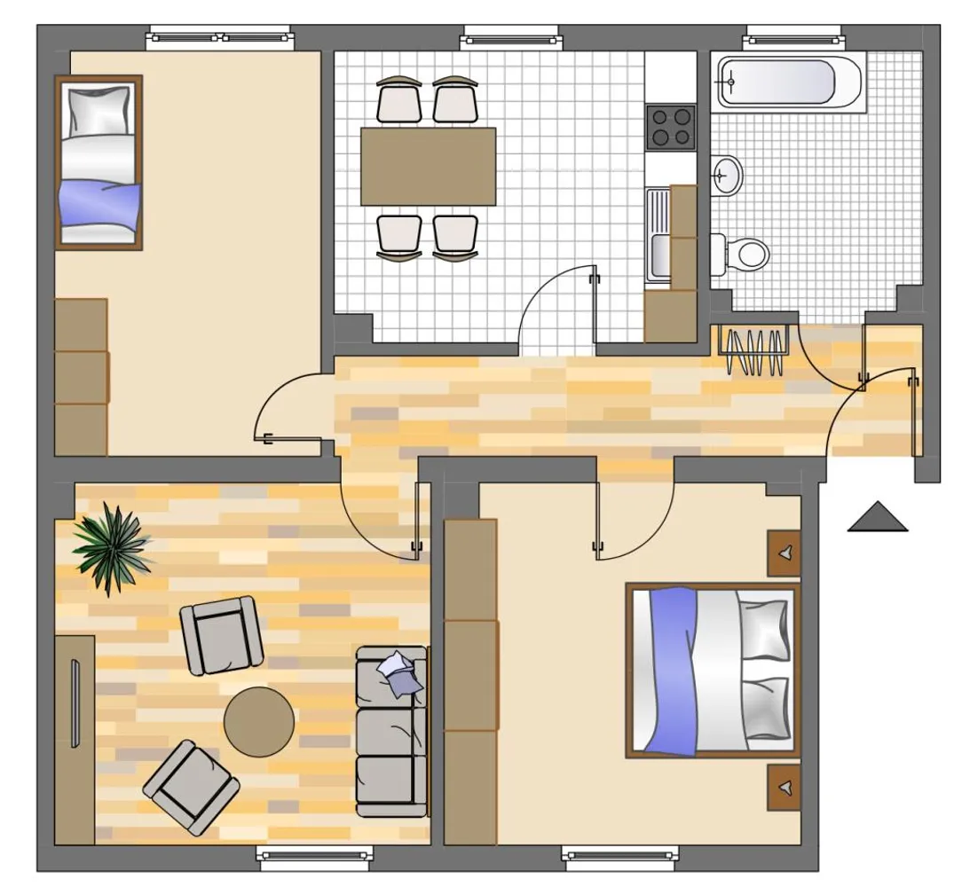 3 Zimmer Wohnung mit 81 m² in Dortmund – Bild 2