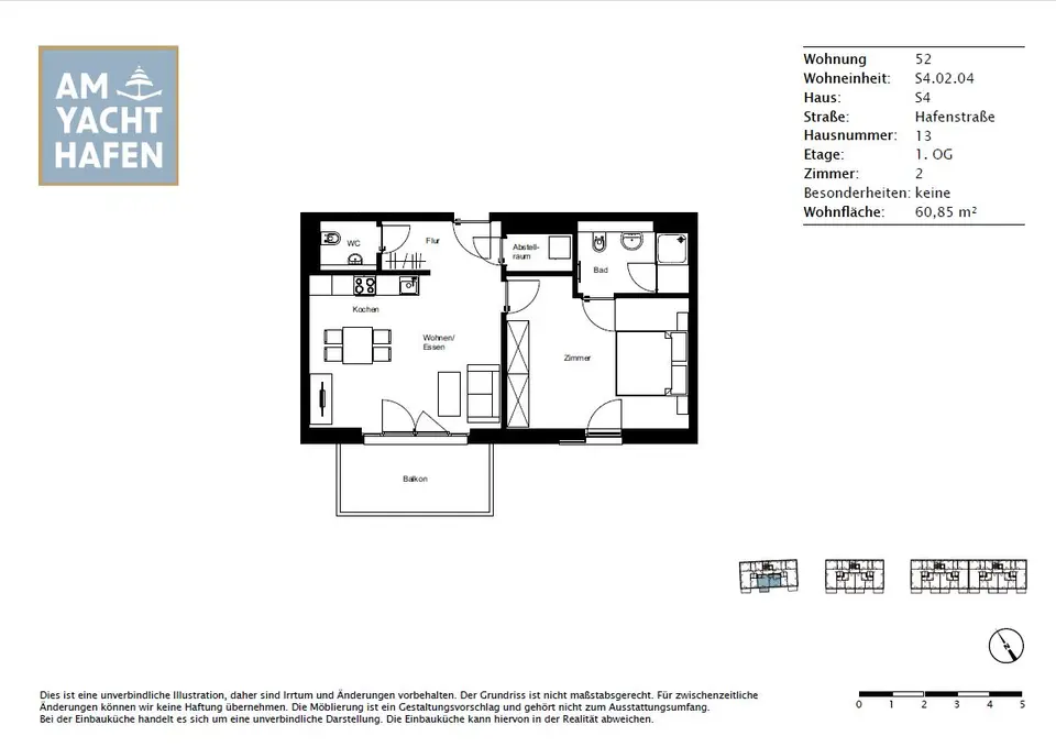 2 room apartment with 61 m² in Celle – Photo 5
