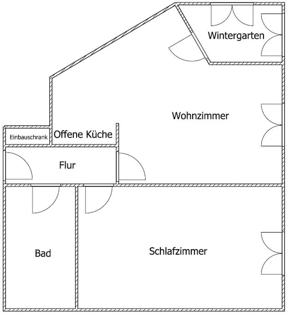 2 Zimmer Wohnung mit 55 m² in Düsseldorf – Bild 2