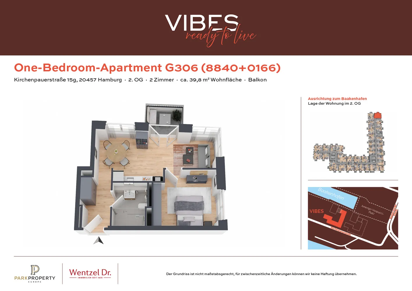 2 Zimmer Wohnung mit 40 m² in Hamburg – Bild 11