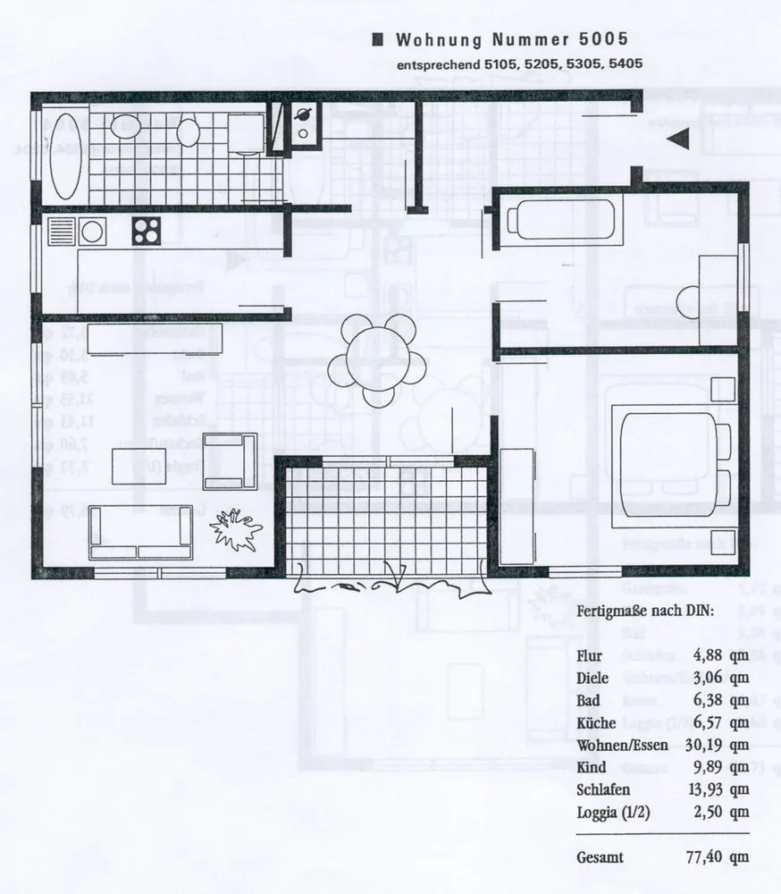 3 Zimmer Wohnung mit 77 m² in Leipzig – Bild 2