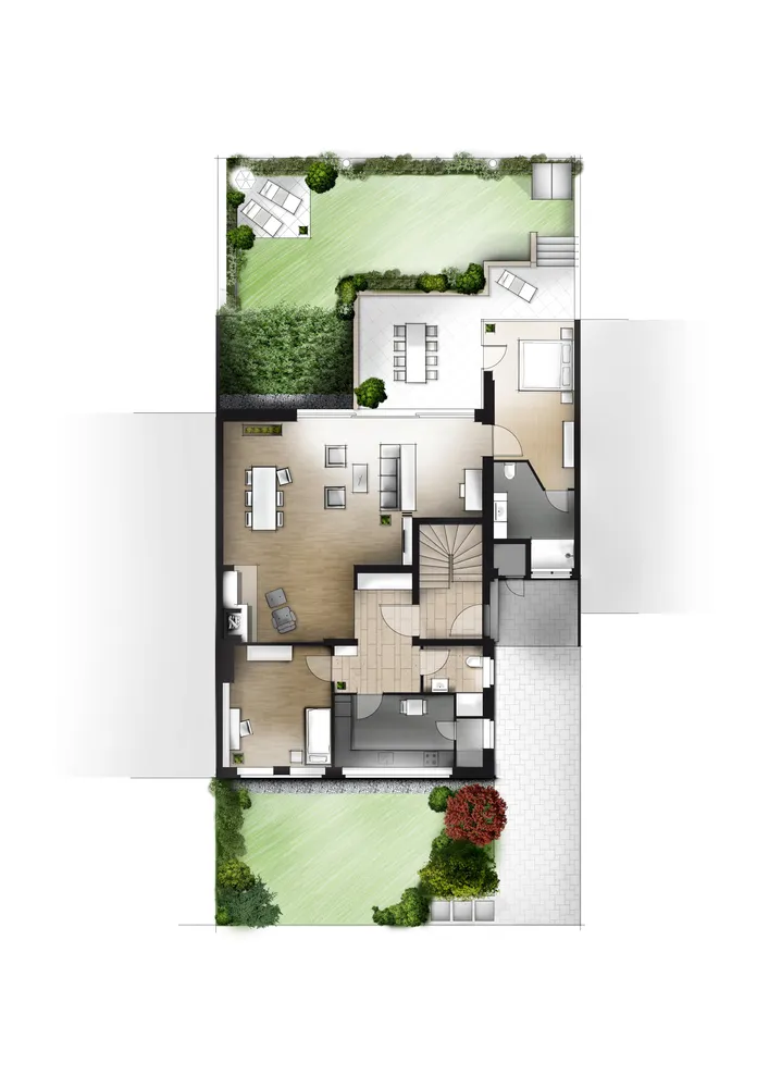 4 Zimmer Wohnung mit 125 m² in Düsseldorf – Bild 1