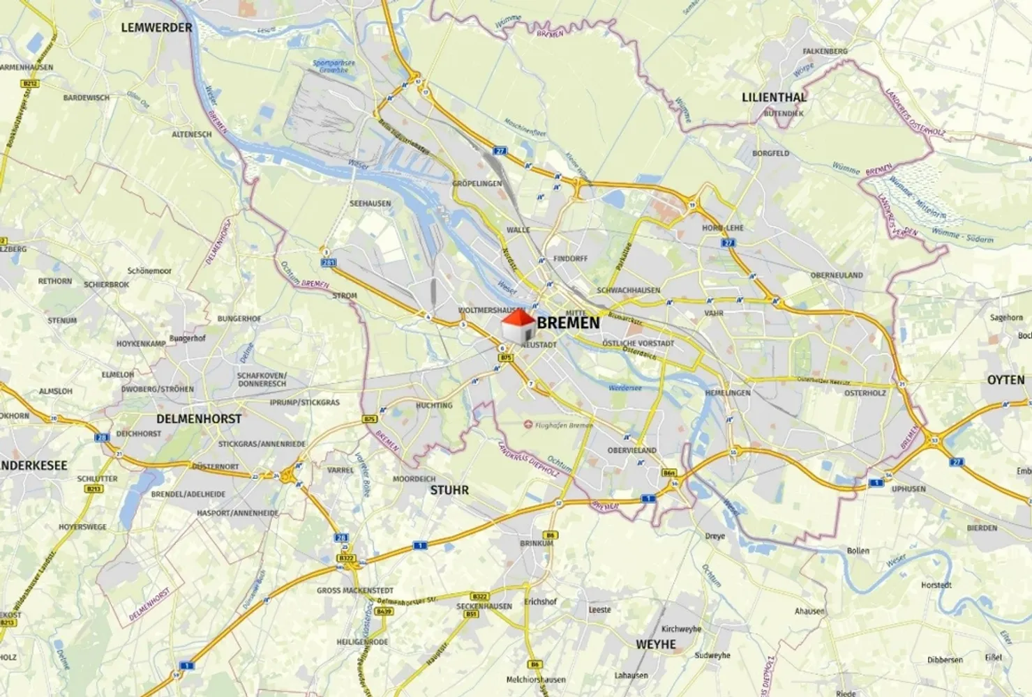 2 Zimmer Wohnung mit 37 m² in Bremen – Bild 7