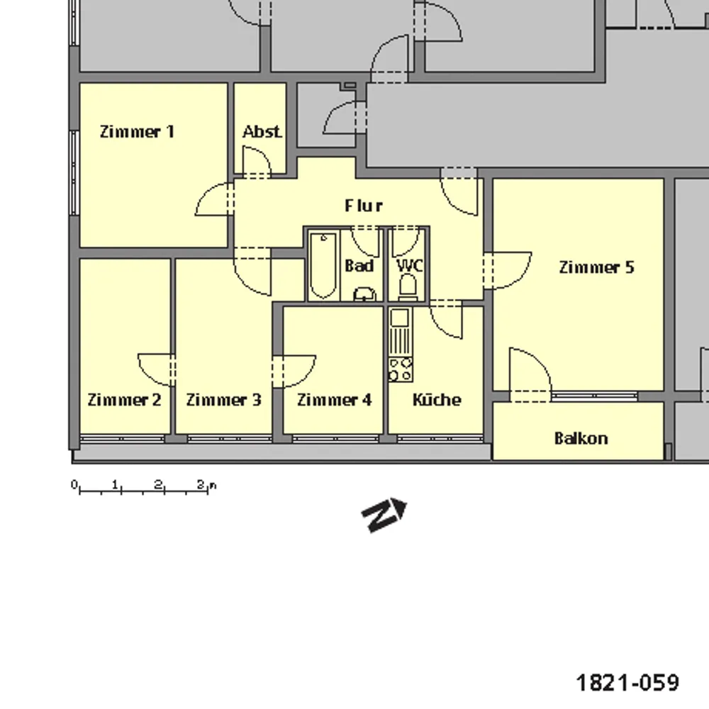 5 Zimmer Wohnung mit 83 m² in Esslingen am Neckar – Bild 2