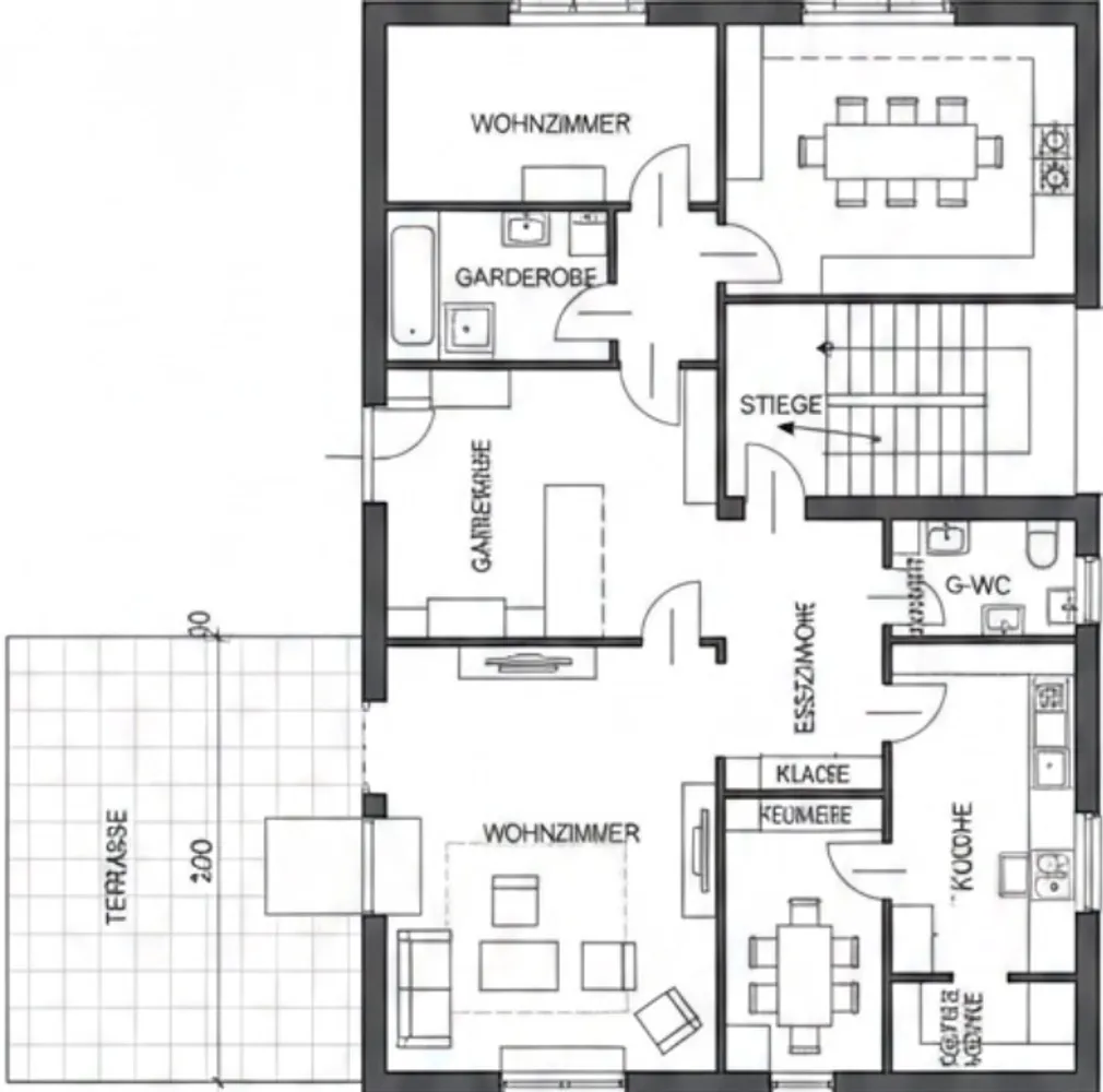 4 Zimmer Wohnung mit 130 m² in Augsburg – Bild 2
