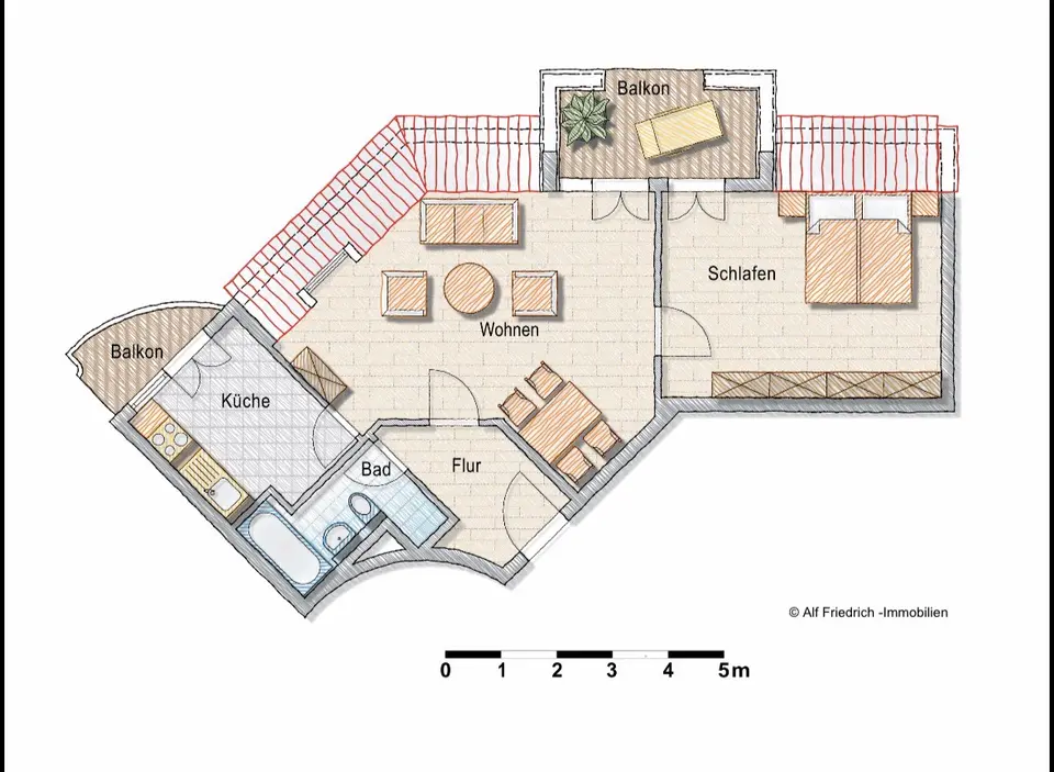 2 Zimmer Wohnung mit 57 m² in Bernau bei Berlin – Bild 5