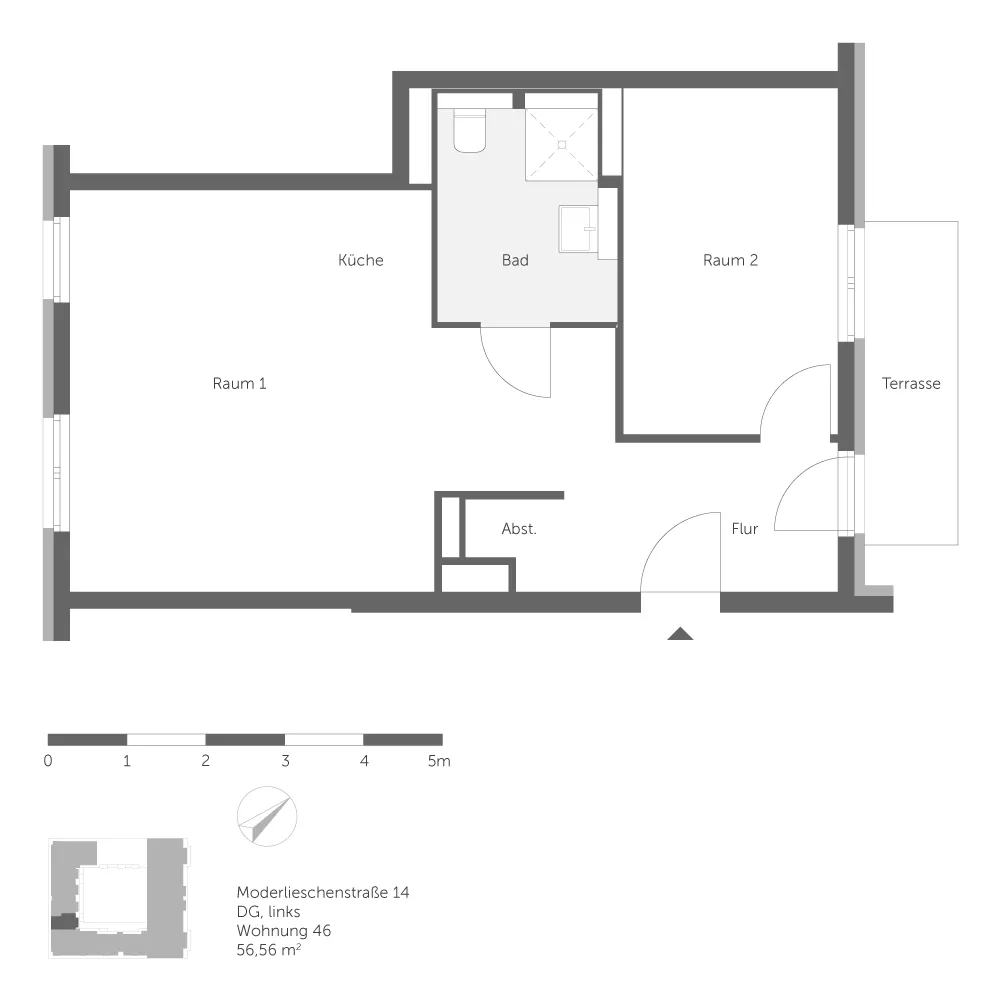 2 Zimmer Wohnung mit 57 m² in Berlin – Bild 7