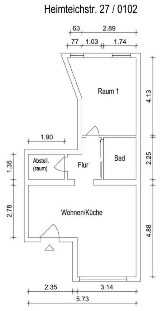 2 Zimmer Wohnung mit 47 m² in Leipzig – Bild 4