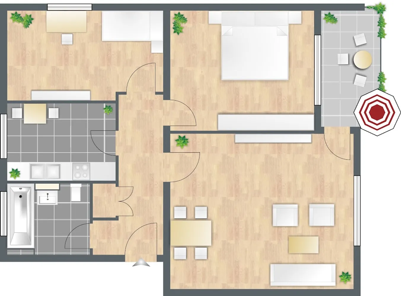3 Zimmer Wohnung mit 71 m² in Hannover – Bild 9