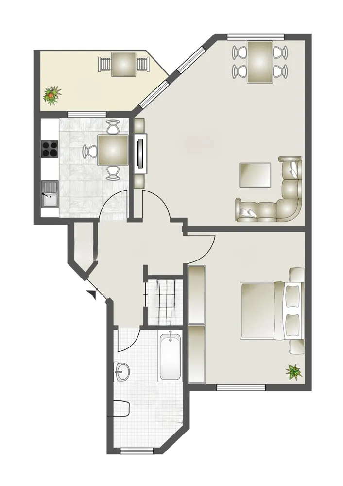 2 Zimmer Wohnung mit 65 m² in Soltau – Bild 5