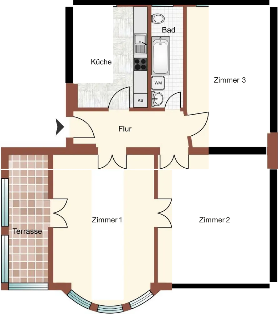 3 Zimmer Wohnung mit 117 m² in Berlin – Bild 12
