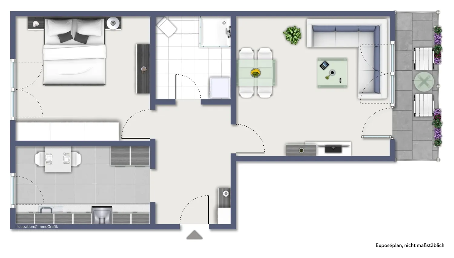 2 Zimmer Wohnung mit 58 m² in Köln – Bild 10