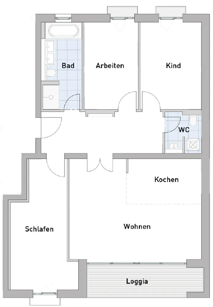 4 Zimmer Wohnung mit 103 m² in Dresden – Bild 2