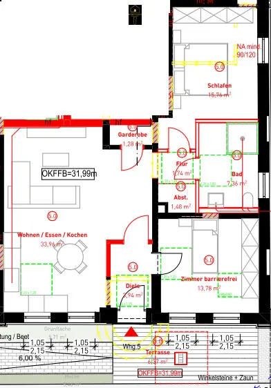 3 Zimmer Wohnung mit 85 m² in Bocholt – Bild 5