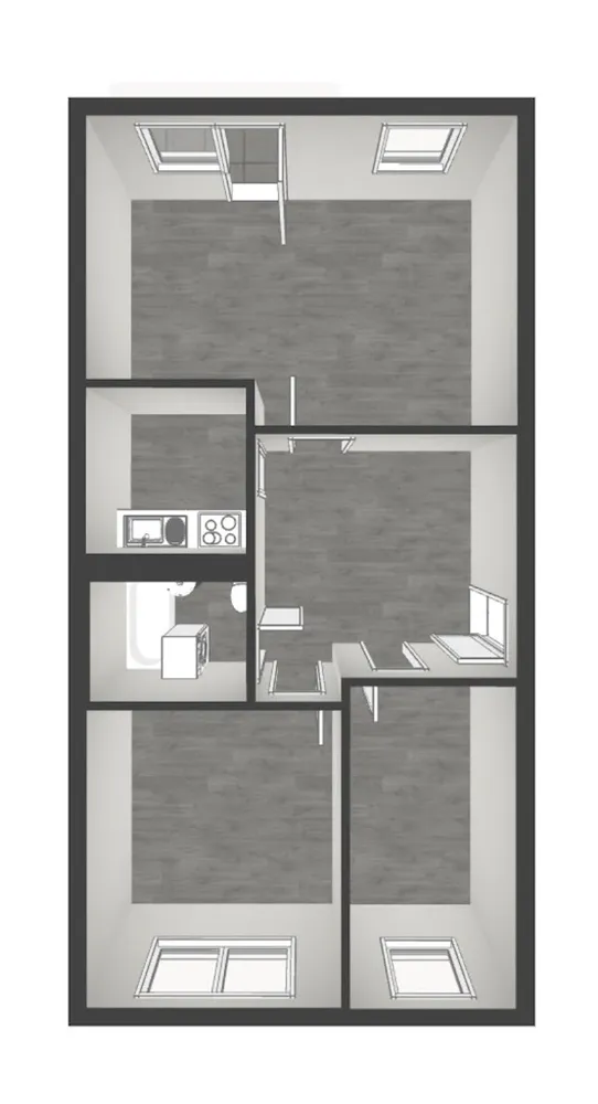 3 Zimmer Wohnung mit 68 m² in Brandenburg an der Havel – Bild 3