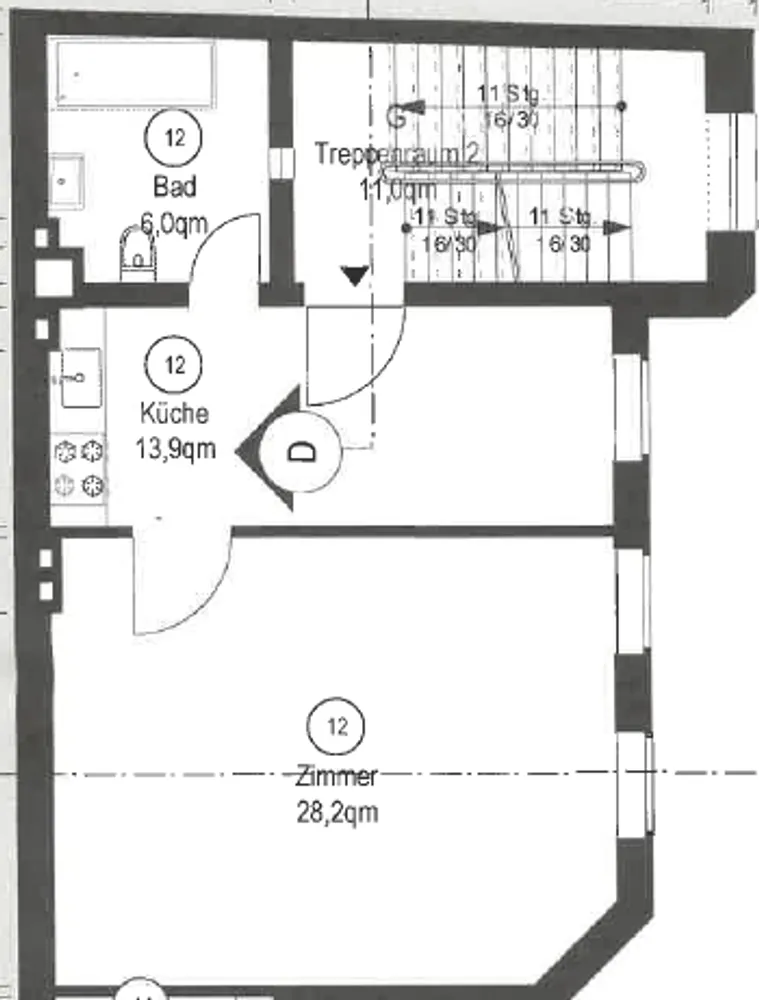 1 room apartment with 48 m² in Berlin – Photo 4