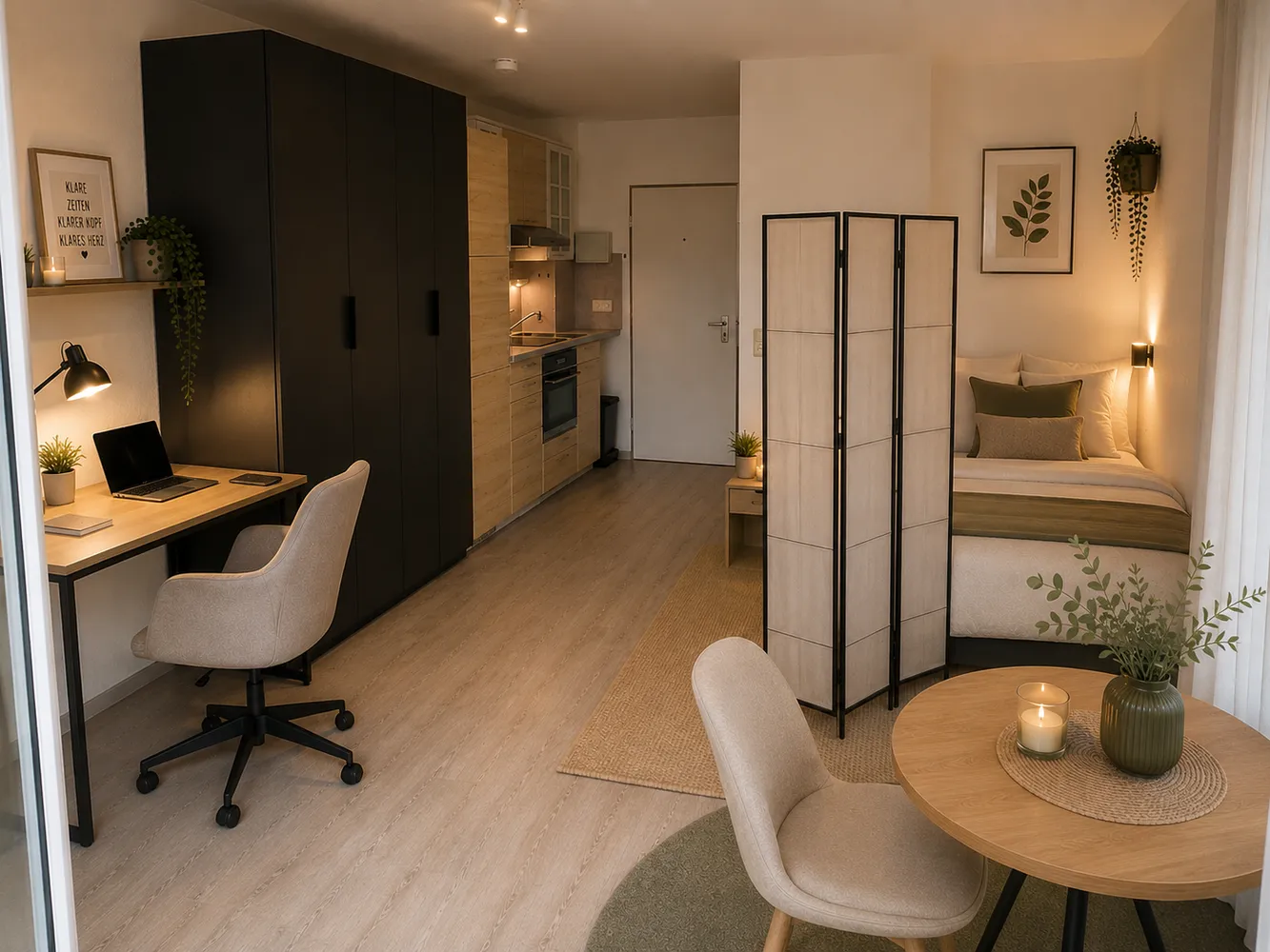 1 room apartment with 28 m² in Lübeck – Photo 3