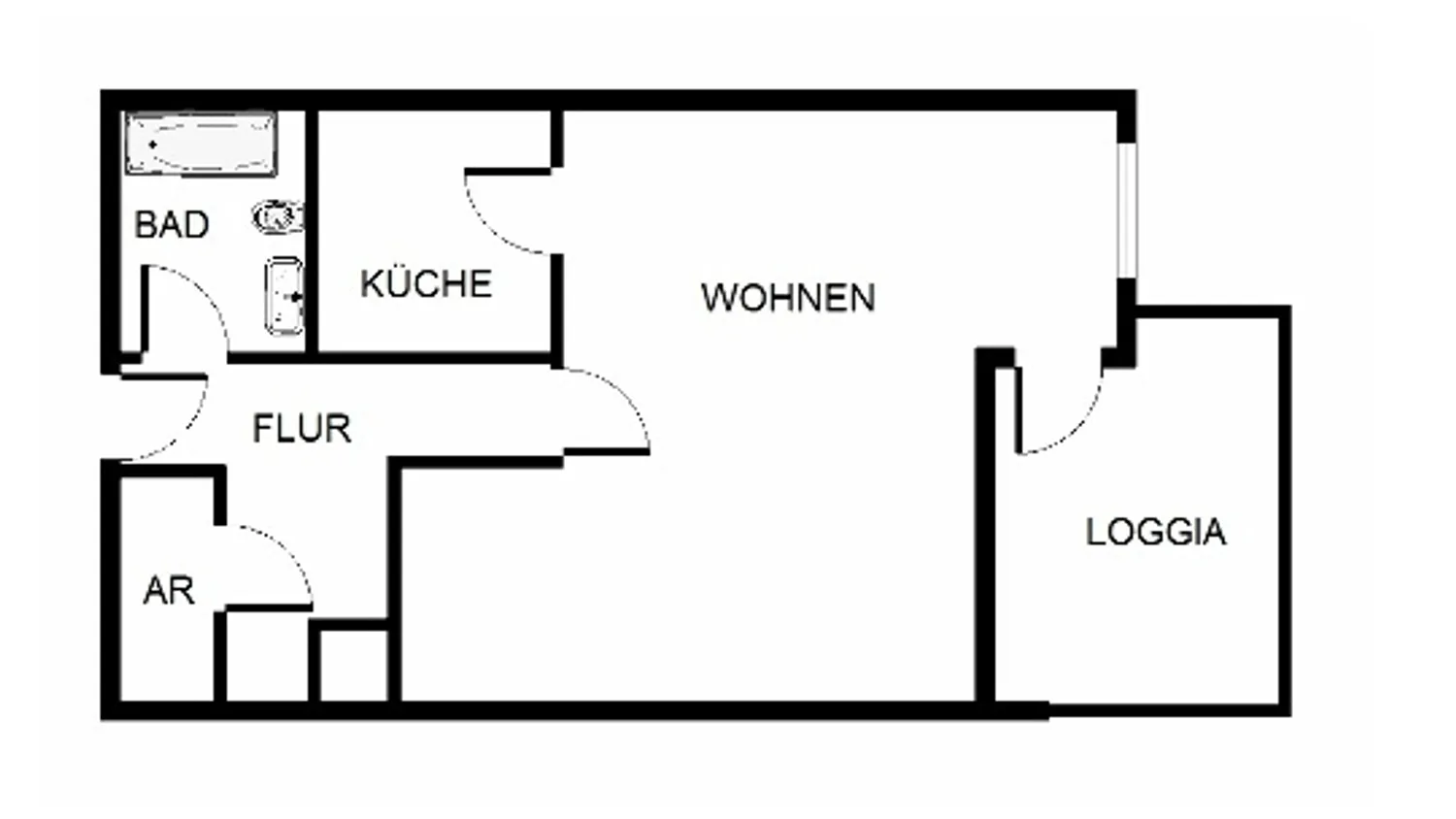 1 Zimmer Wohnung mit 56 m² in Essen – Bild 6