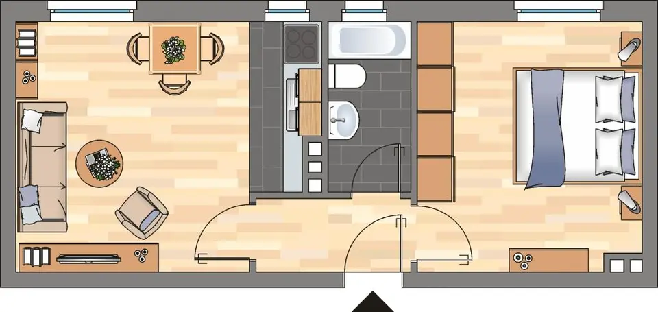 2 Zimmer Wohnung mit 40 m² in Bremerhaven – Bild 5