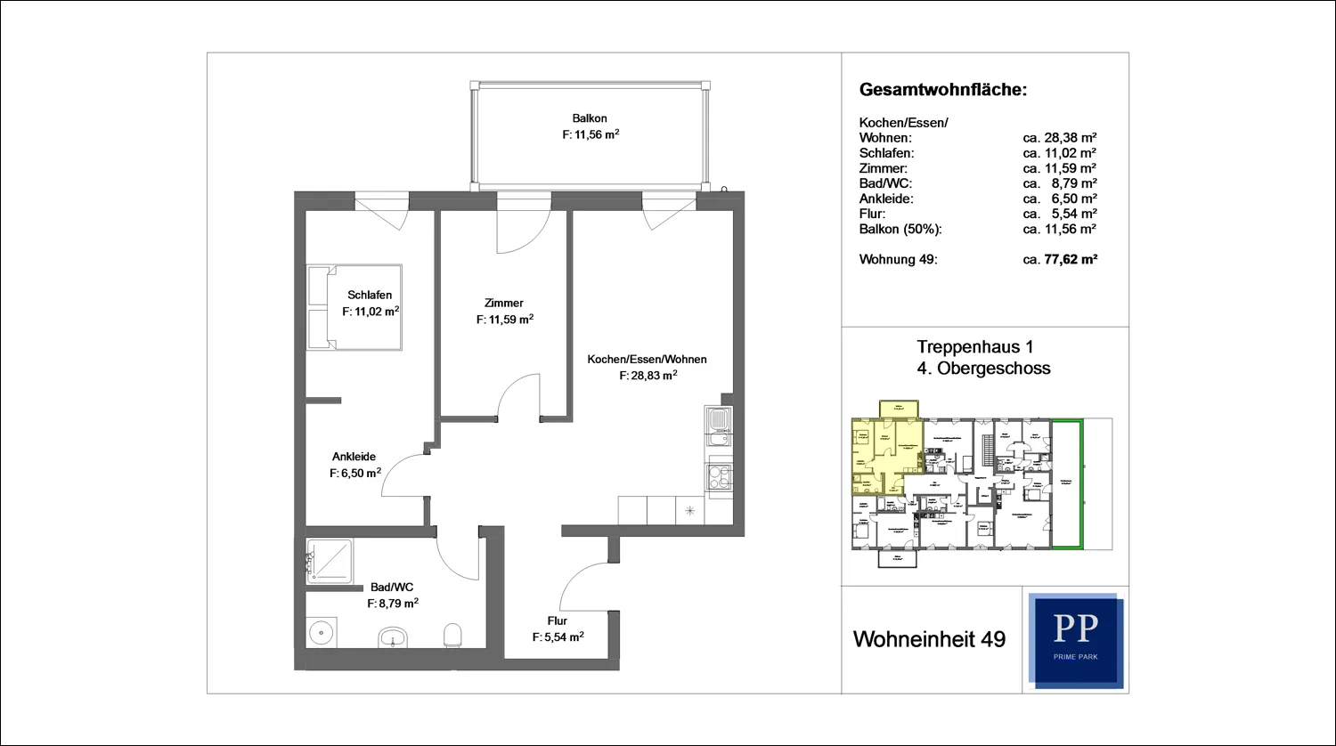 3 room apartment with 78 m² in Aschaffenburg – Photo 7