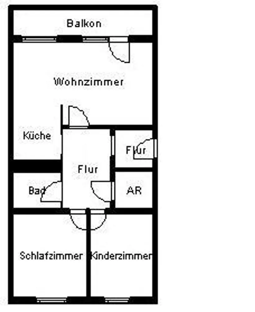 3 Zimmer Wohnung mit 65 m² in Halle (Saale) – Bild 2
