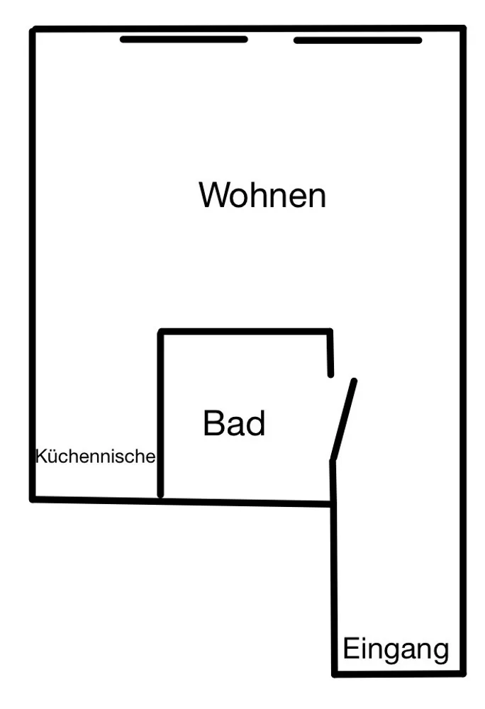 1 Zimmer Wohnung mit 25 m² in Nürnberg – Bild 8