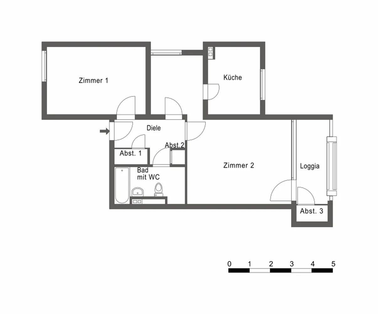 2 Zimmer Wohnung mit 64 m² in Bochum – Bild 3
