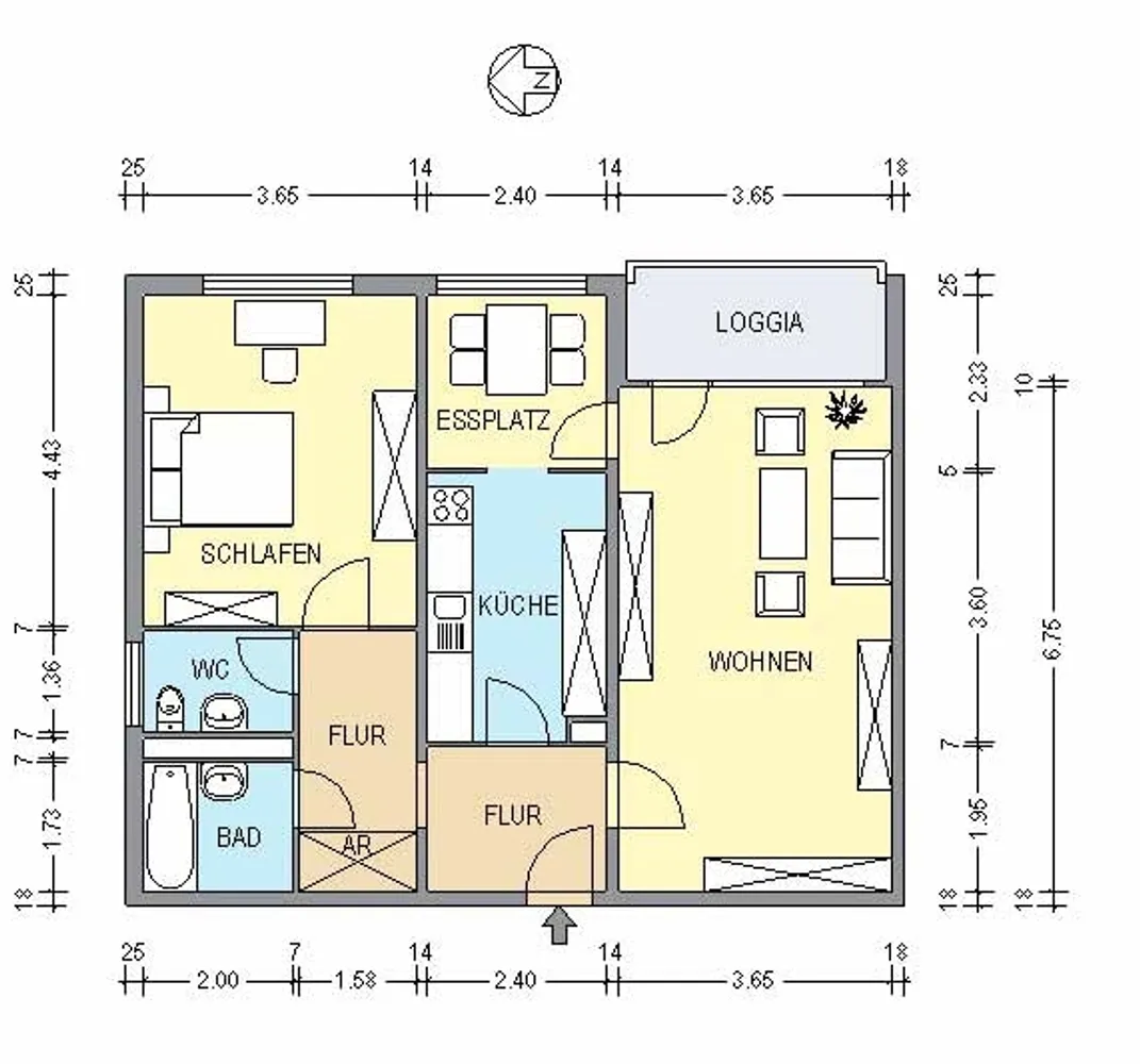 2 Zimmer Wohnung mit 74 m² in Berlin – Bild 2