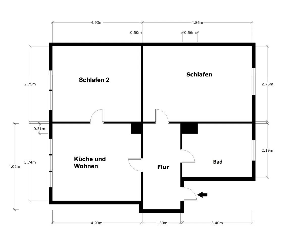 3 Zimmer Wohnung mit 57 m² in Leipzig – Bild 8