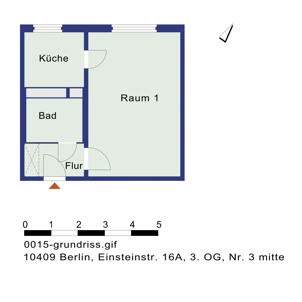 1 Zimmer Wohnung mit 29 m² in Berlin – Bild 7