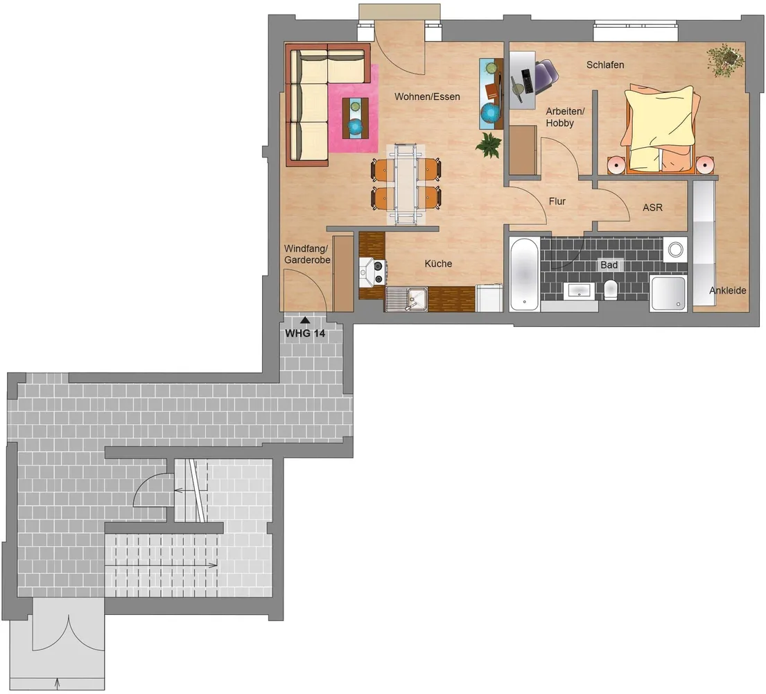 3 Zimmer Wohnung mit 65 m² in Dresden – Bild 5