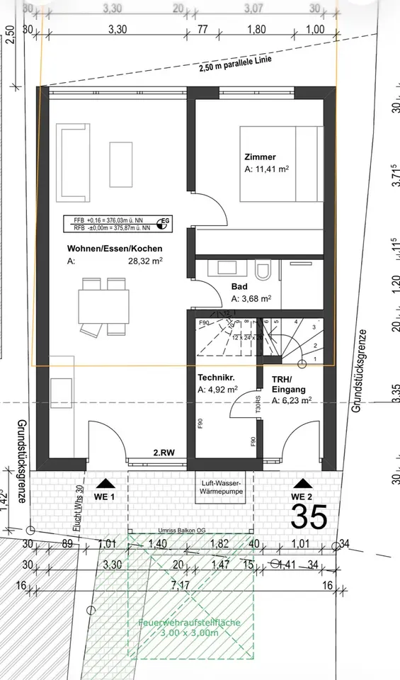 2 Zimmer Wohnung mit 43 m² in Rottenburg am Neckar – Bild 6