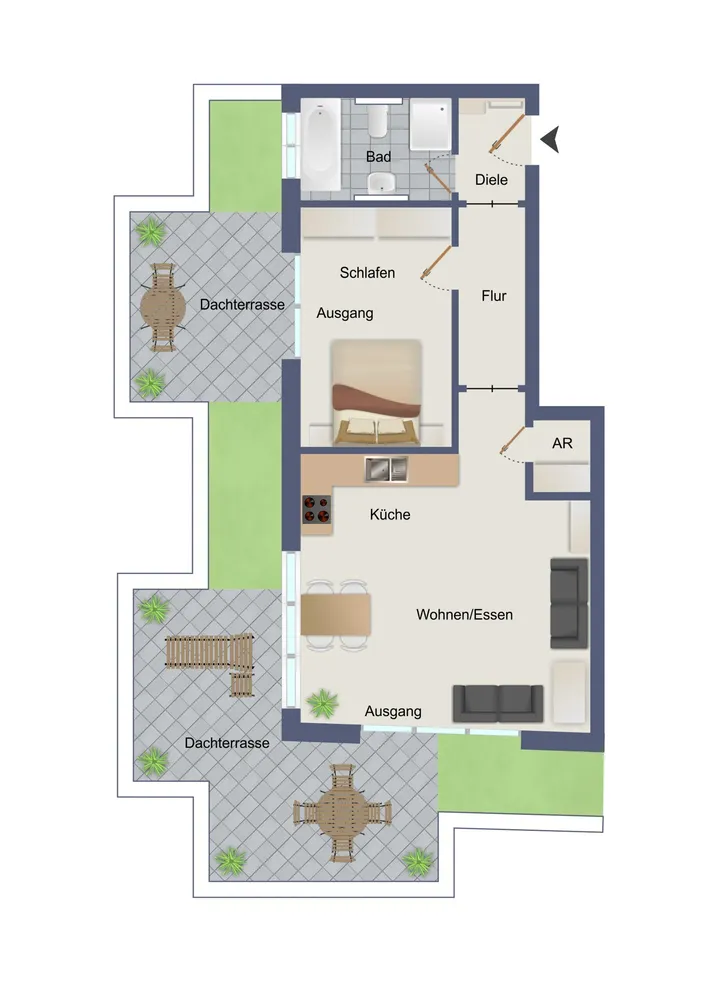 2 Zimmer Wohnung mit 72 m² in Stuttgart – Bild 7