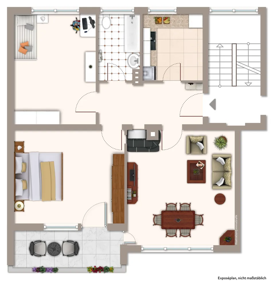 3 Zimmer Wohnung mit 80 m² in Frankfurt am Main – Bild 9