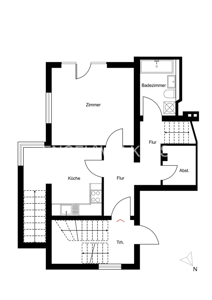 1 Zimmer Wohnung mit 46 m² in Köln – Bild 6