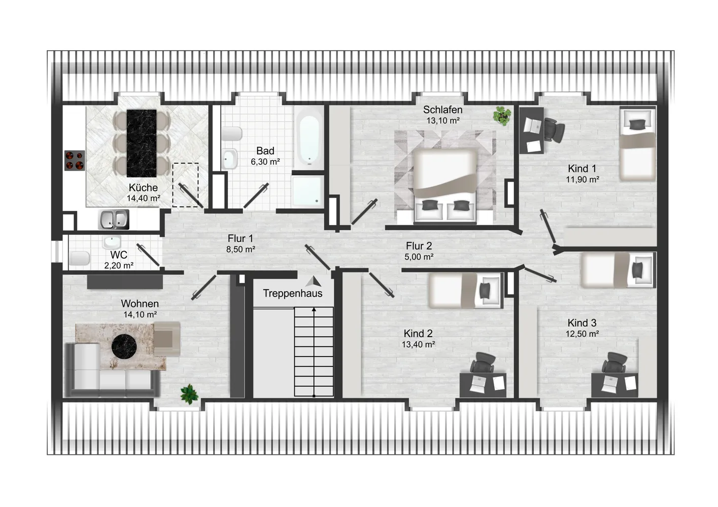5 Zimmer Wohnung mit 96 m² in Osnabrück – Bild 12