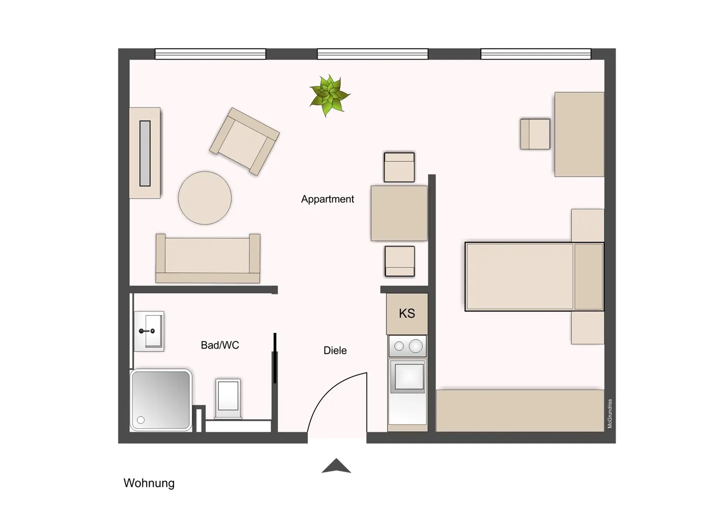 2 Zimmer Wohnung mit 44 m² in Lünen – Bild 6