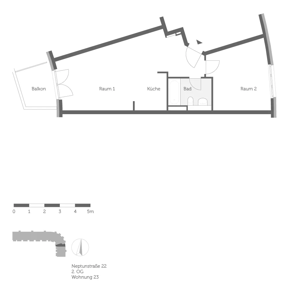 2 Zimmer Wohnung mit 61 m² in Berlin – Bild 8