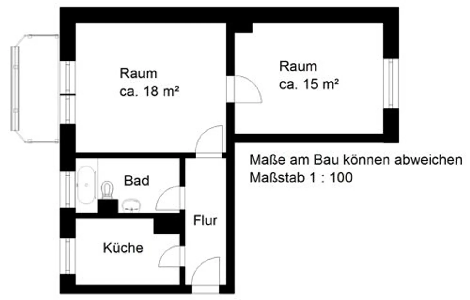 2 Zimmer Wohnung mit 49 m² in Halle (Saale) – Bild 10