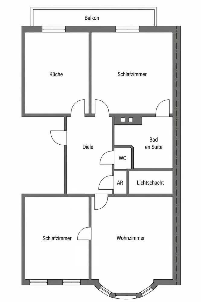 3 Zimmer Wohnung mit 95 m² in Düsseldorf – Bild 12