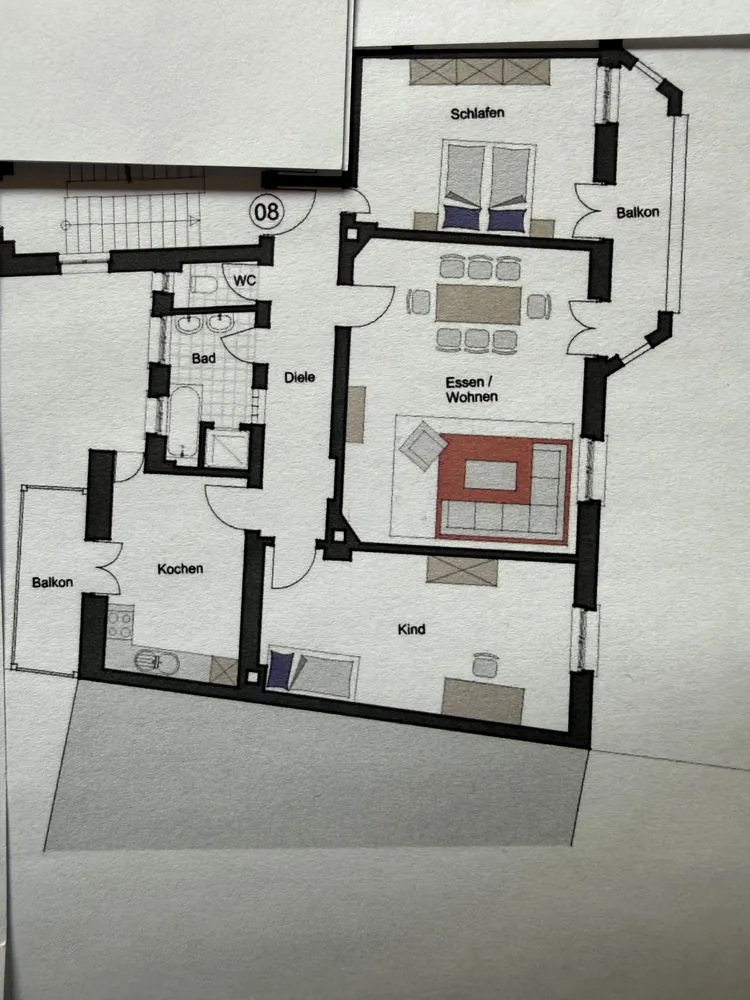 3 Zimmer Wohnung mit 120 m² in Mannheim – Bild 12