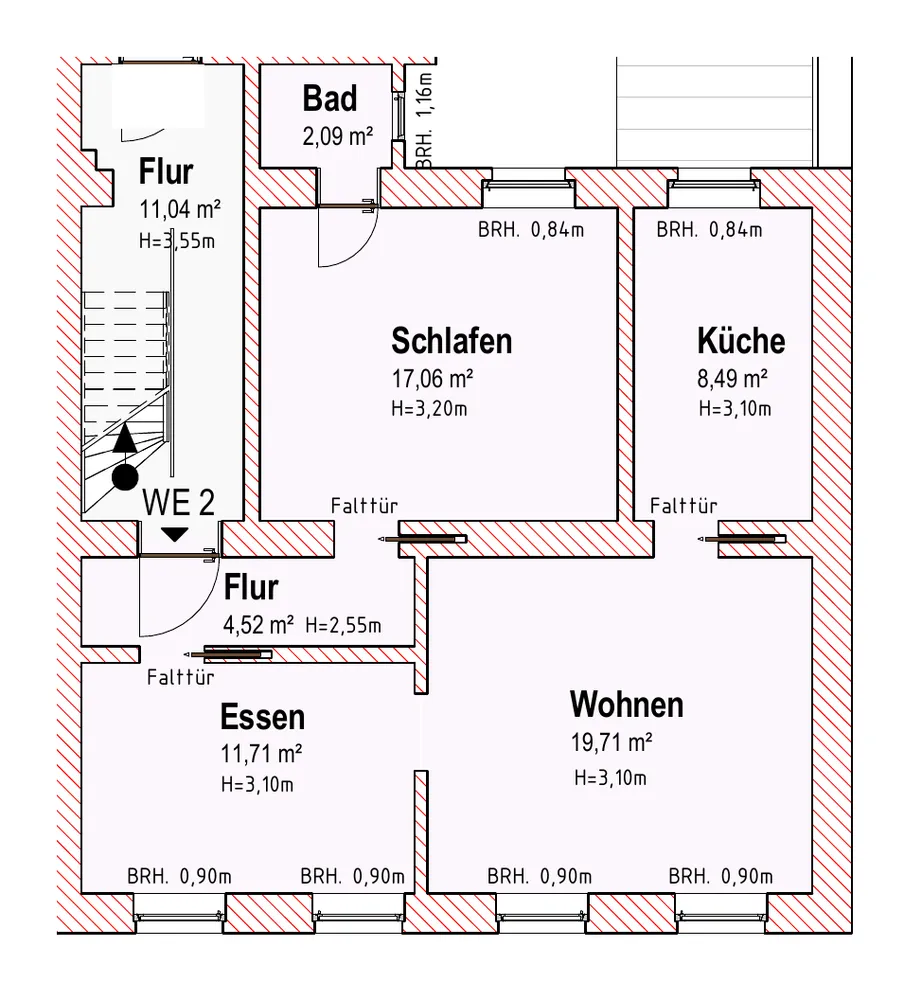 2 Zimmer Wohnung mit 64 m² in Krefeld – Bild 3