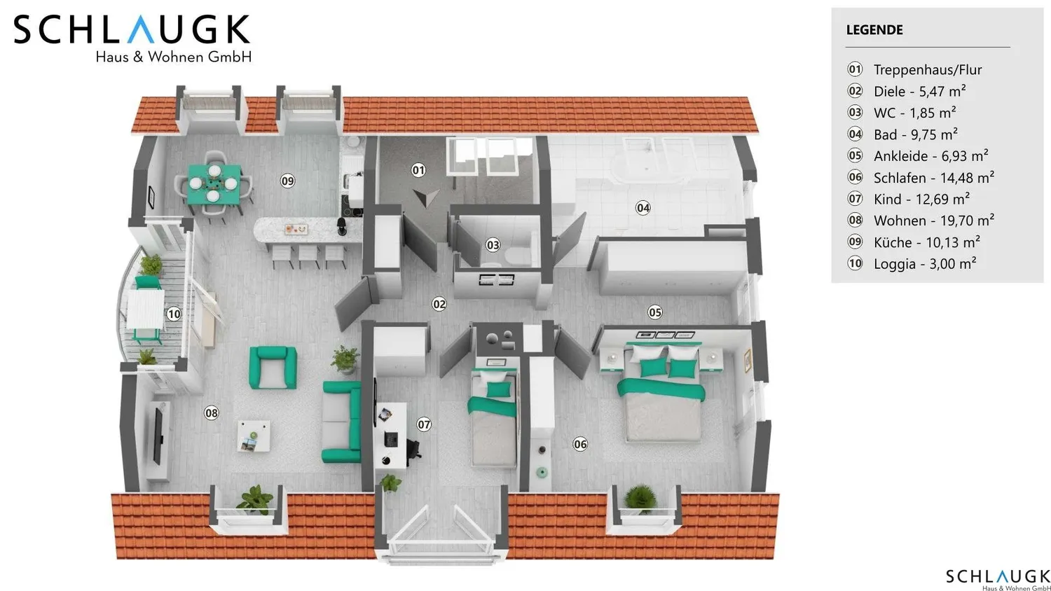 4 Zimmer Wohnung mit 84 m² in München – Bild 12