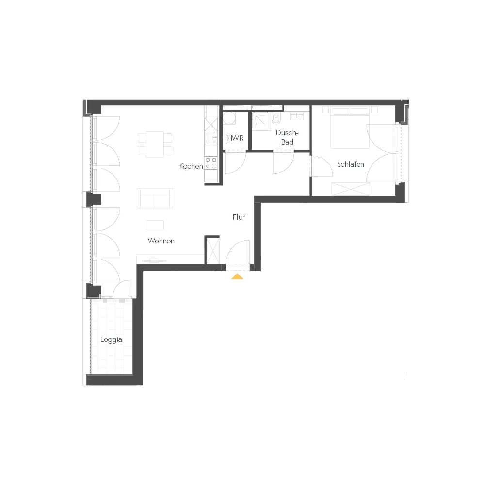 2 Zimmer Wohnung mit 86 m² in Berlin – Bild 2