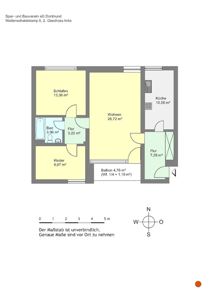 3 Zimmer Wohnung mit 78 m² in Dortmund – Bild 4