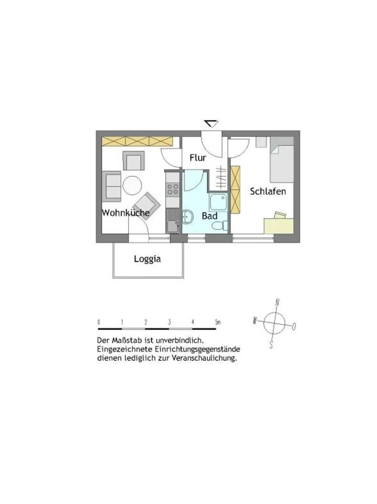2 Zimmer Wohnung mit 34 m² in Mülheim an der Ruhr – Bild 3