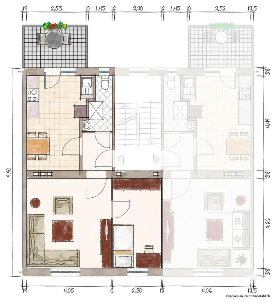 2 Zimmer Wohnung mit 48 m² in Düsseldorf – Bild 11