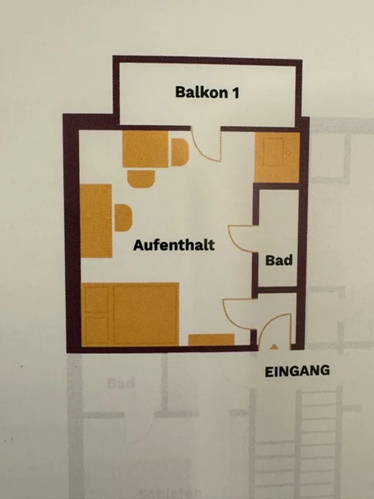 1 Zimmer Wohnung mit 25 m² in Wiesbaden – Bild 8
